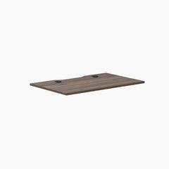 Desky Scalloped Laminate Desk Tops, Jarrah Legno desktop