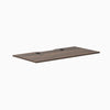 Desky Scalloped Laminate Desk Tops, Jarrah Legno desktop