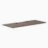 Desky Scalloped Laminate Desk Tops, Jarrah Legno desktop