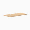 Desky Scalloped Laminate Desk Tops, Sublime Teak desktop