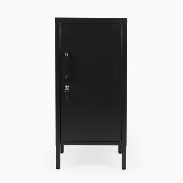 Desky Sidekick metal locker in black