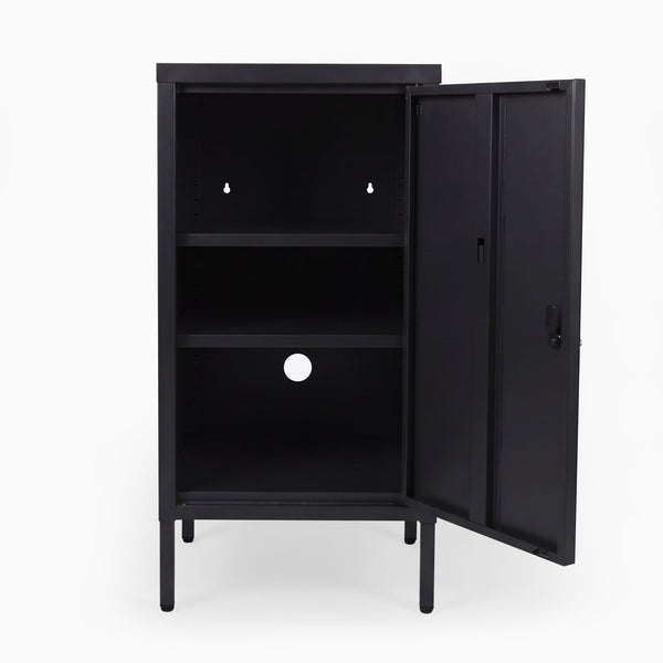 Desky Sidekick Metal Locker Cabinet-Accessories-Desky-Black-Right Opening-Desky® Australia