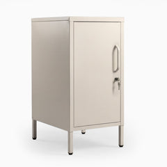 Desky Sidekick Metal Locker Cabinet-Accessories-Desky-Wheat-Left Opening-Desky® Australia