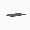Desky Scalloped Laminate Desk Tops, Burnished Wood desktop