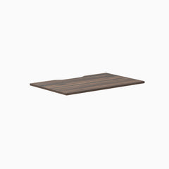 Desky Scalloped Laminate Desk Tops, Jarrah Legno desktop