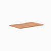 Desky Scalloped Laminate Desk Tops, Prime Oak desktop