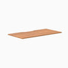 Desky Scalloped Laminate Desk Tops, Prime Oak desktop