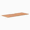 Desky Scalloped Laminate Desk Tops, Prime Oak desktop