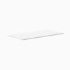 Desky Scalloped Laminate Desk Tops, White desktop