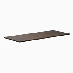 Rubberwood dark walnut desktop - Desky