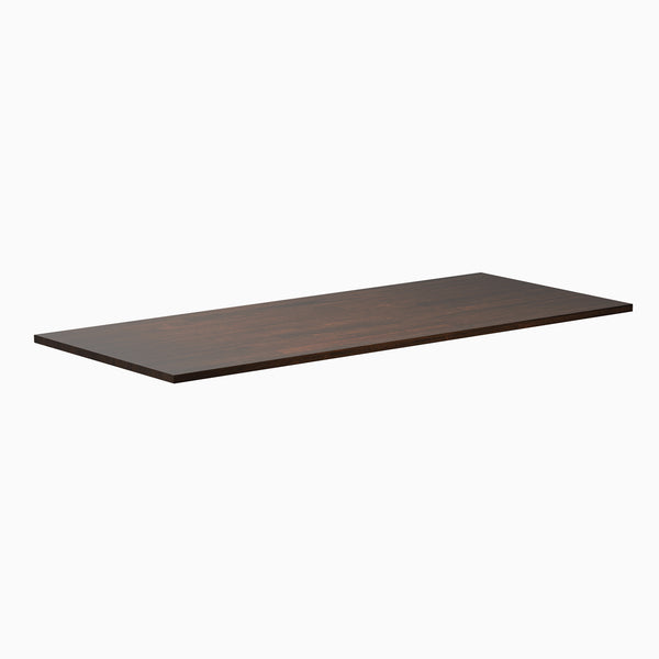 Rubberwood dark walnut desktop - Desky