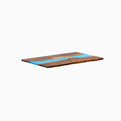 Desky pheasantwood blue river resin desktop 48"