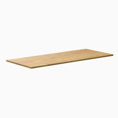 Rubberwood light oak desktop - Desky