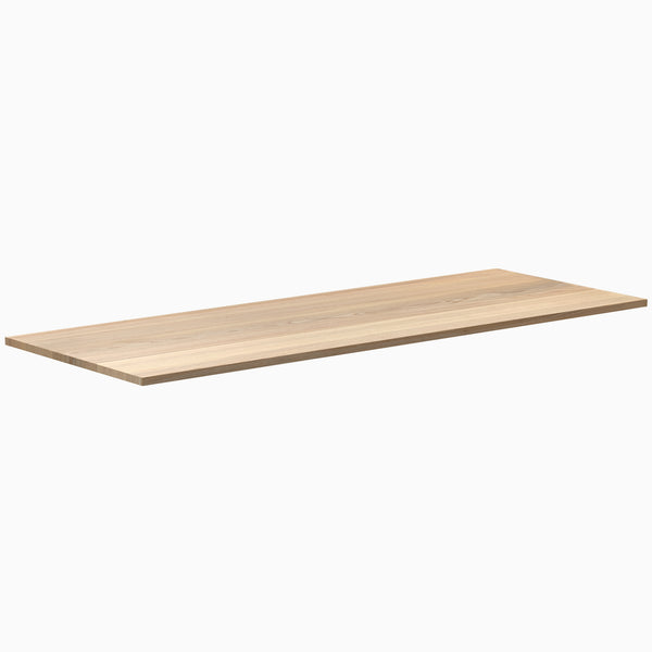 Hardwood desktop white ash 80 inches - Desky