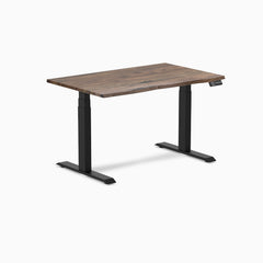 Dual hardwood natural walnut standing desk - Desky