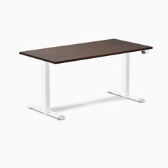 Desky dual rubberwood dark walnut 1500mm in white