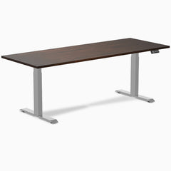 Dual rubberwood standing desk 80 inches - Desky