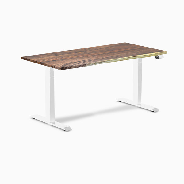 Dual hardwood saman standing desk - Desky