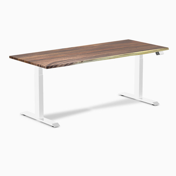 Dual hardwood saman standing desk - Desky