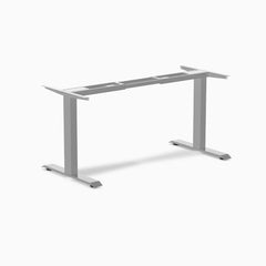 Desky Zero Fixed Office Desk Frame in gray