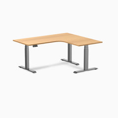 Desky L-Shape Curved Laminate Sit Stand Desk detail view 83
