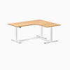 Desky L-Shape Curved Laminate Sit Stand Desk detail view 92