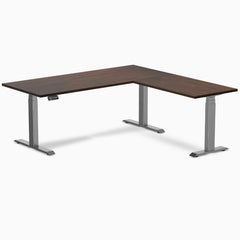 Desky Rubberwood L-Shape Sit Stand Desk-Desky®