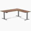 Desky Hardwood L-Shape Sit Stand Desk-Desky®