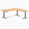 Desky L-Shape Curved Laminate Sit Stand Desk detail view 85