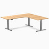 Desky L-Shape Curved Laminate Sit Stand Desk detail view 86