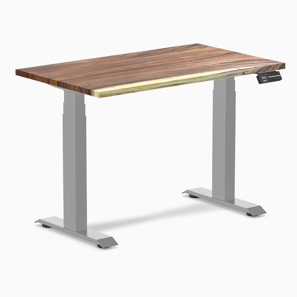 Desky dual mini hardwood saman 1000mm in gray