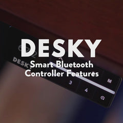 Desky Dual Laminate Sit Stand Desk image 3