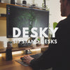 Desky Dual Bamboo Sit Stand Desk image 2