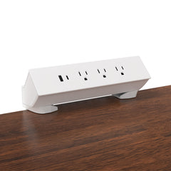 Desky On Desk Power Rail-Black-Connecting Junction - Desky Canada