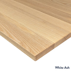 white ash desktop finish