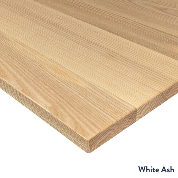 white ash desktop finish
